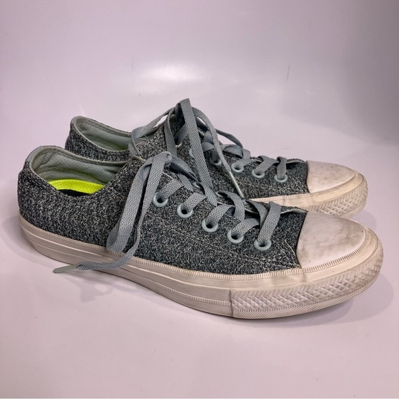 Converse blue low top sneakers unisex sizing women’s size 8 casual skateboard - Picture 3 of 10